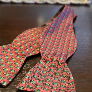 Silk Parrot Bow Tie